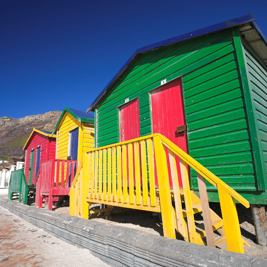 Muizenberg Beach Hut Walking Tour Cape Town Chris Taylor Tour Guide